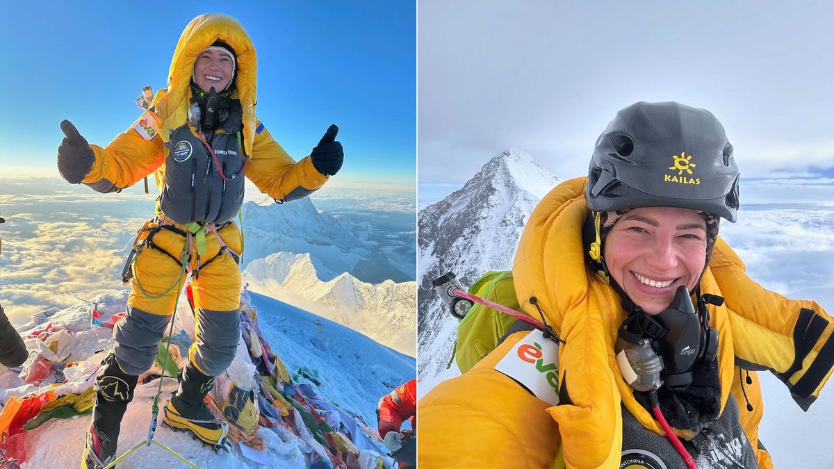 Два восьмитисячники за добу: українка втретє піднялась на Еверест та встановила рекорд