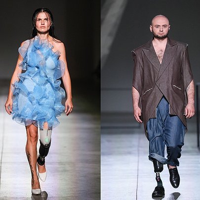Головне з другого дня Ukrainian Fashion Week SS26: моделі з протезуванням, президентський гардероб і натхнення Півднем - 412x412