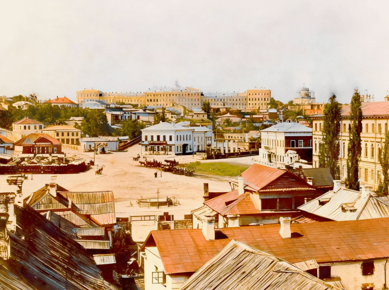 Майдан Незалежності у 1850-х
