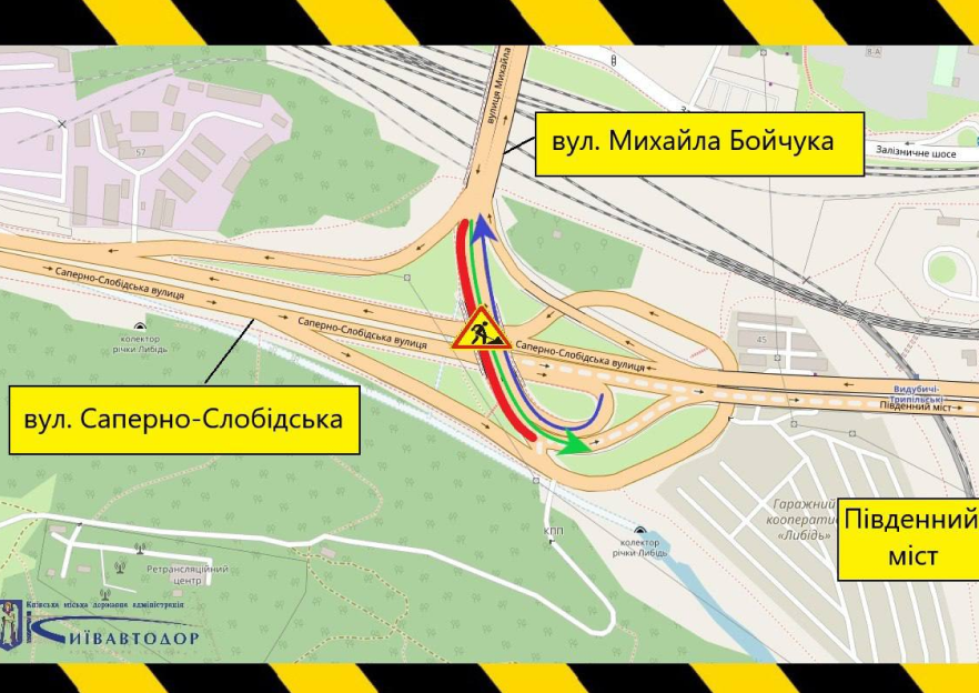 обмеження руху на Печерську до кінця року