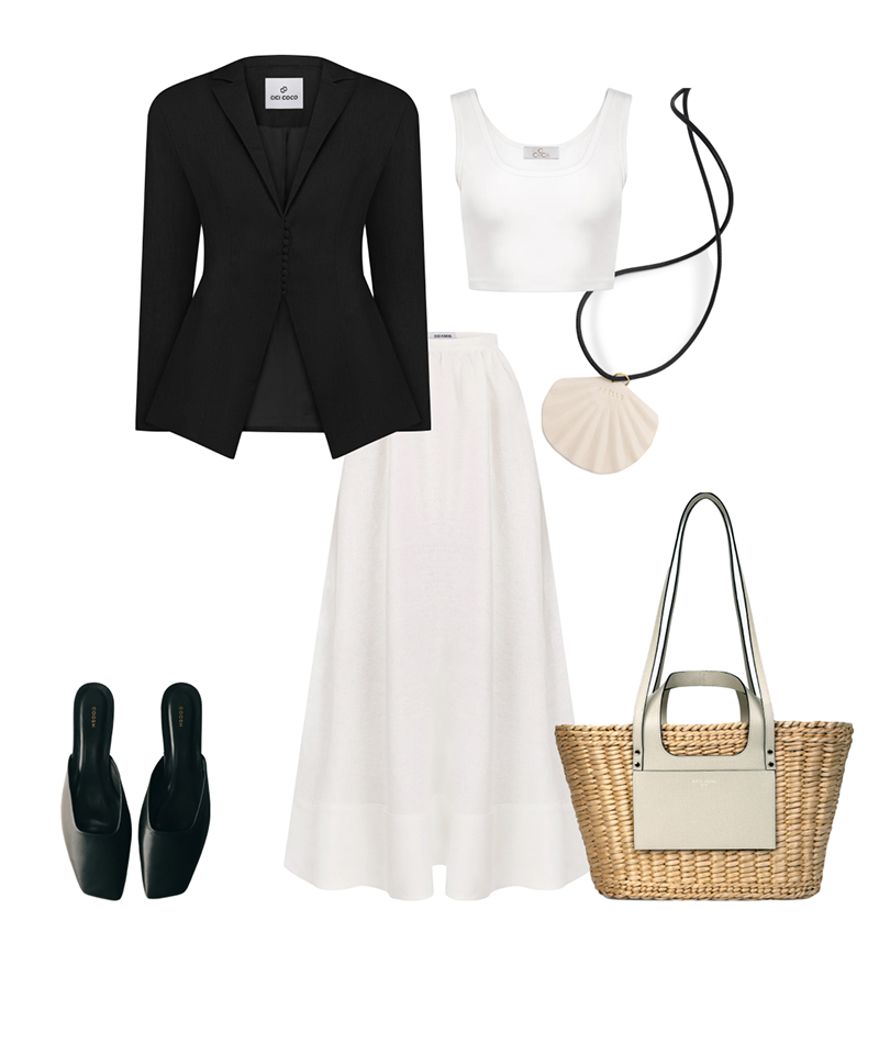 літні луки для офісу в спекотну погоду