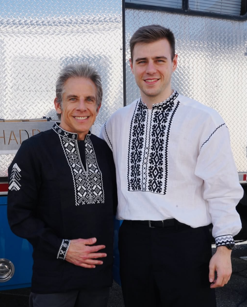 Гераскевич подарував вишиванку Стіллеру