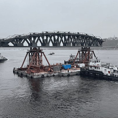 У Києві триває ремонт мосту Метро: на якому етапі зараз - 412x412