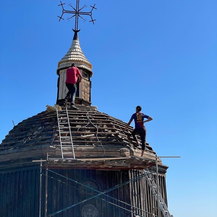 На Київщині відновлюють козацьку каплицю та вітряк: до робіт залучили майстрів із Галичини