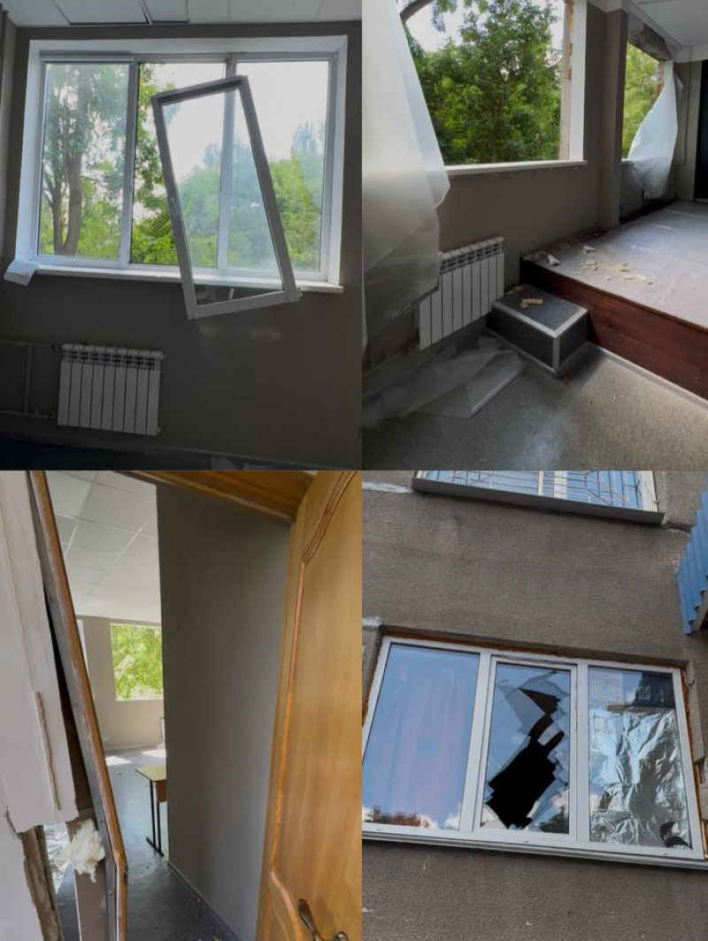 Карпенка-Карого постраждав від атаки на Київ 6 липня