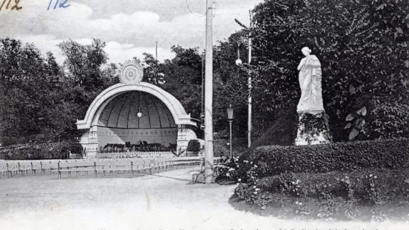 вигляд Хрещатого парку у 1900-ті роки