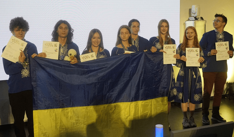 Остап Гіщак на олімпіаді в Німеччині