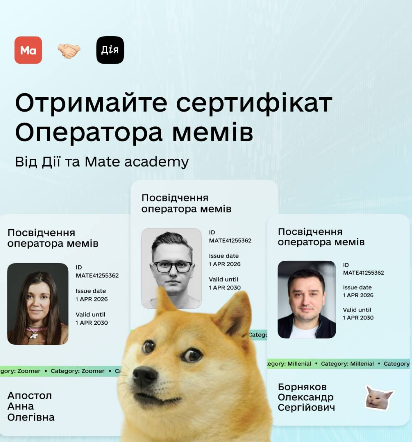 тест на знання мемів запустили в Дії