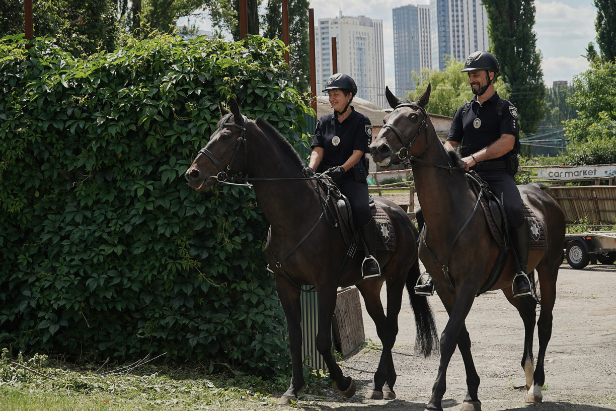 Запрягайте, копи, коней: як працює кінна поліція Києва