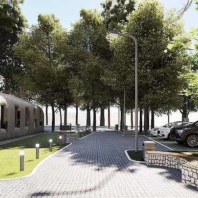 У Бучі збудують амбулаторію методом 3D-друку та облаштують сквер у японському стилі: фото - 412x412