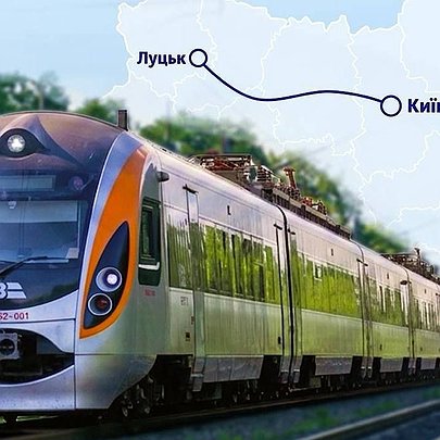 Укрзалізниця призначила додатковий Інтерсіті з Києва до Луцька на вихідні: за яким розкладом він курсуватиме - 412x412
