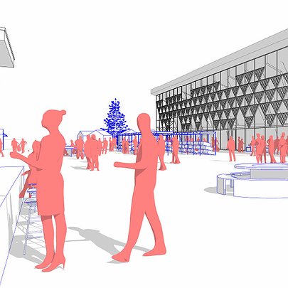 У Києві презентували концепцію розвитку Житнього ринку: що вона передбачає - 412x412