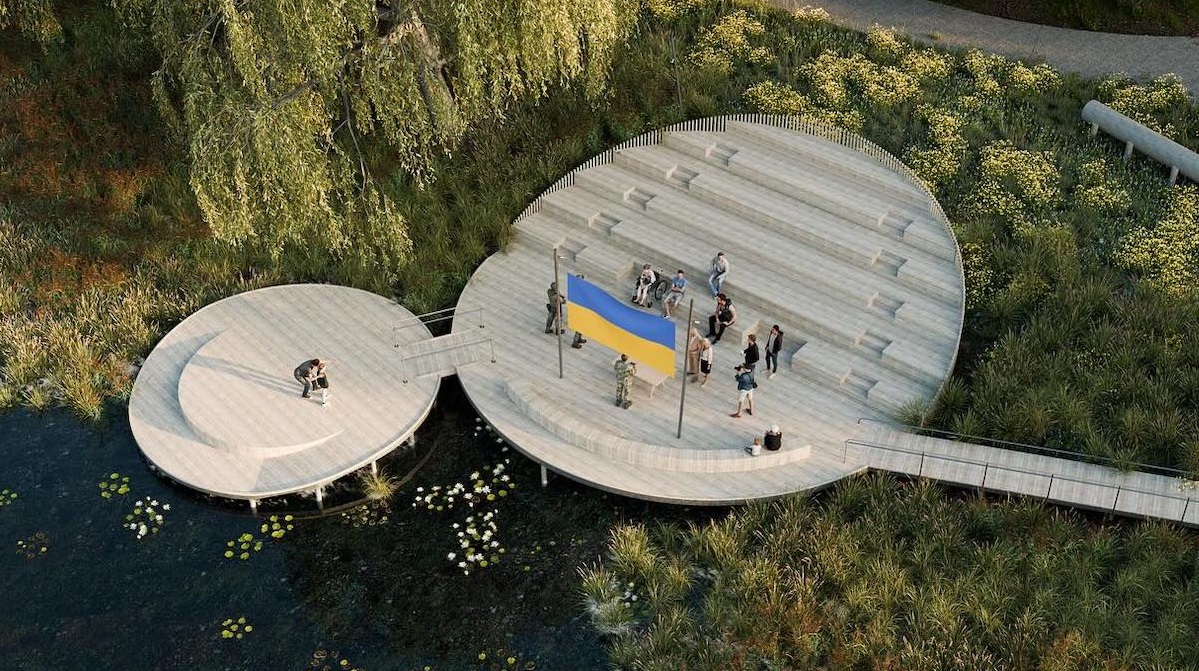 Під Києвом облаштують громадський простір з амфітеатром: який вигляд він матиме
