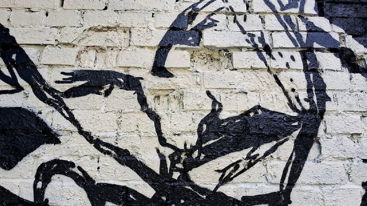 У Києві з’явилося графіті з портретом Івана Світличного: де подивитися