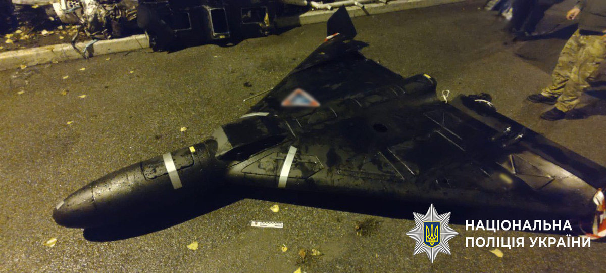 Киянин перевозив "шахед" на даху авто: фото