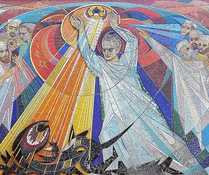 У Києві по-новому рятуватимуть історичні мозаїчні панно - 412x412
