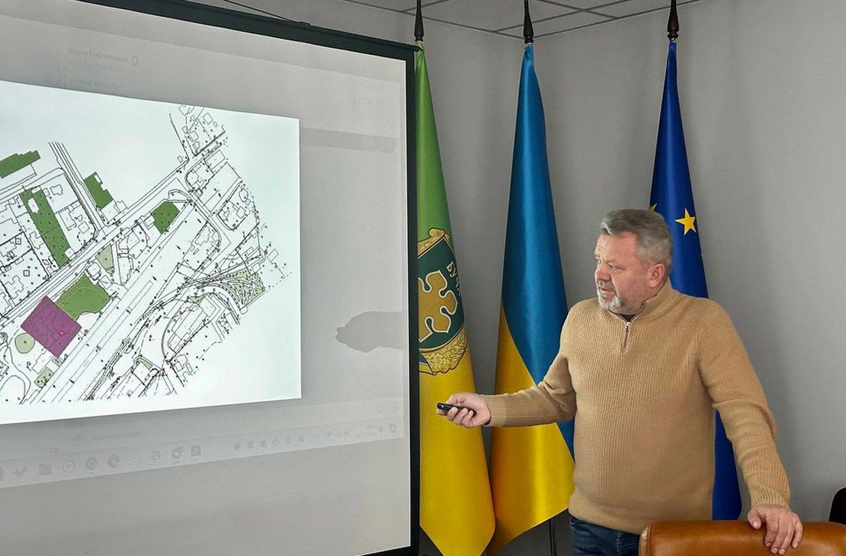 Вокзальну площу у Бучі реконструюють за допомогою 3D-принтера