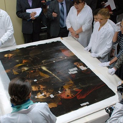 Кияни можуть побачити врятовану картину Караваджо: де це зробити - 412x412