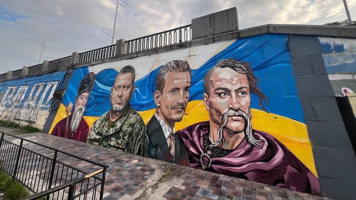 У Києві з'явився другий мурал із Залужним: де він розташований