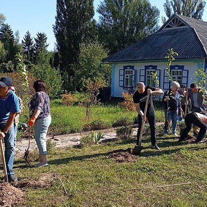 У Києві висадили алею Бахмута: фото - 412x412