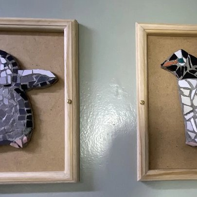 На антарктичній станції "Академік Вернадський" з'явилися перші мозаїки: фото - 412x412