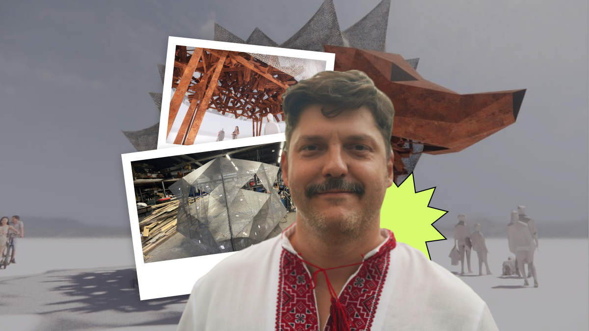 Burning Man 2023: Україна представить воєнний арт "Храм їжака"