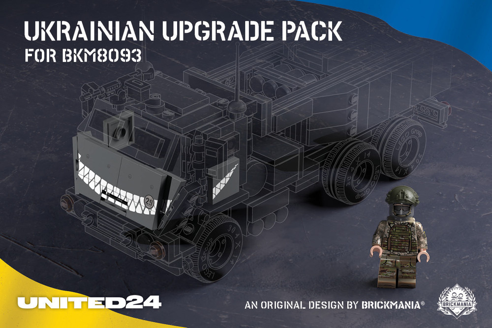 Brickmania створила Lego-набір Ukrainian Upgrade Pack