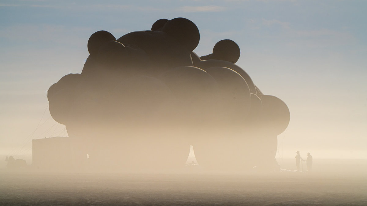 Шторм зруйнував українську інсталяцію на фестивалі Burning Man 2025