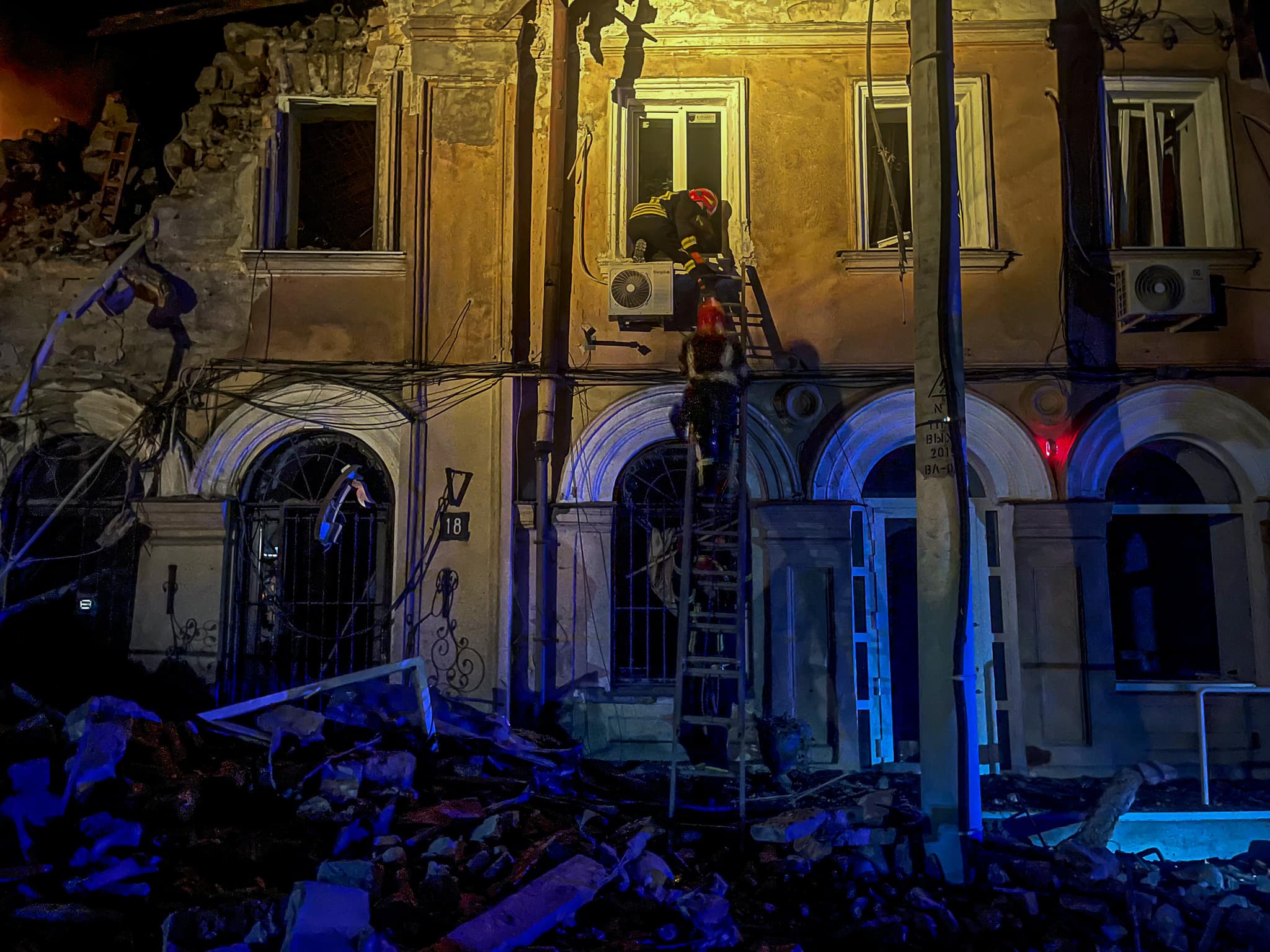 Масований удар по центру Одеси: що відомо