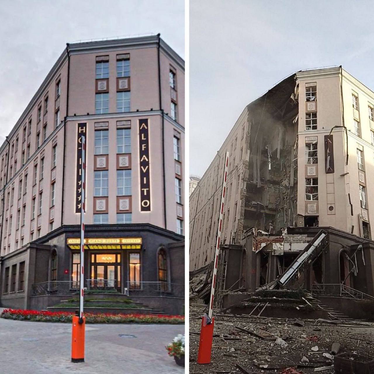 Alfavito Hotel Kyiv відбудували після влучання ракети