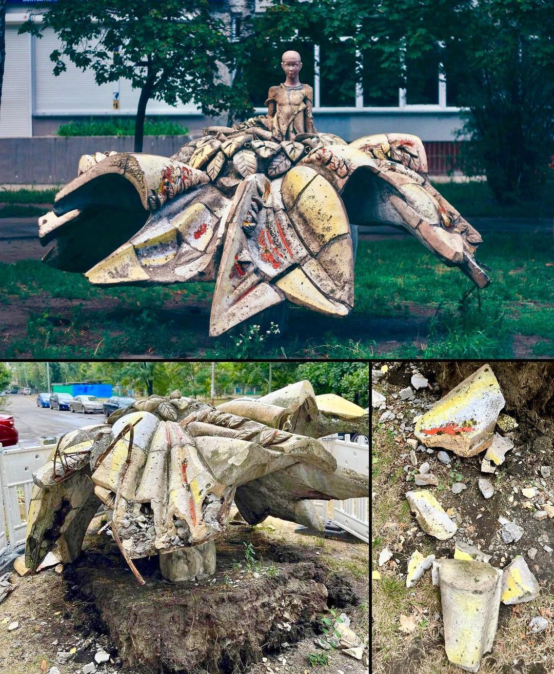У Києві врятували від знищення культову скульптуру Дюймовочки