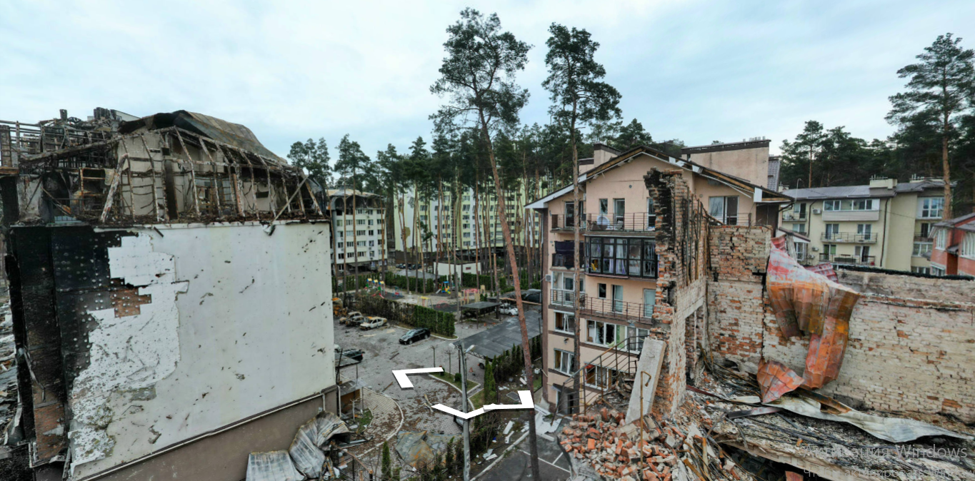 Віртуальний тур по Ірпені після деокупації