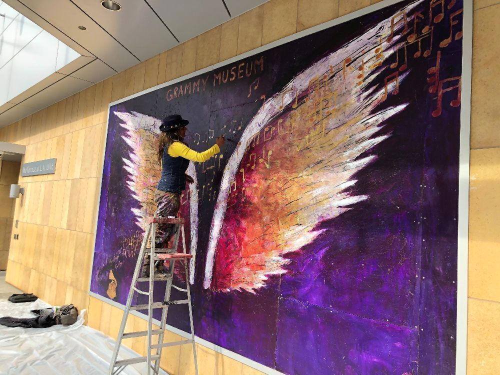 На Арсенальній площі в Києві відкриють мурал американської художниці