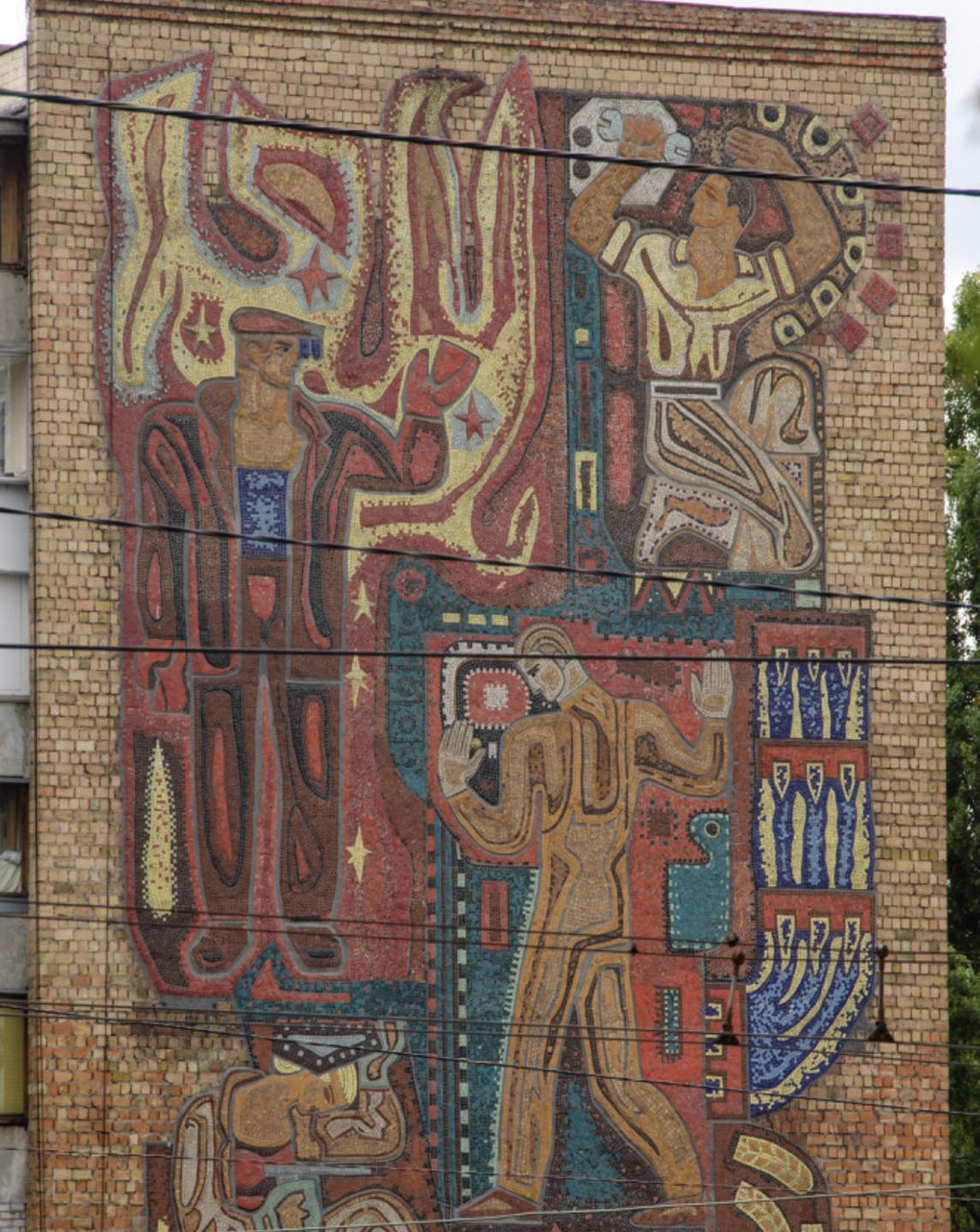 Ансамбль панно на Берестейському проспекті