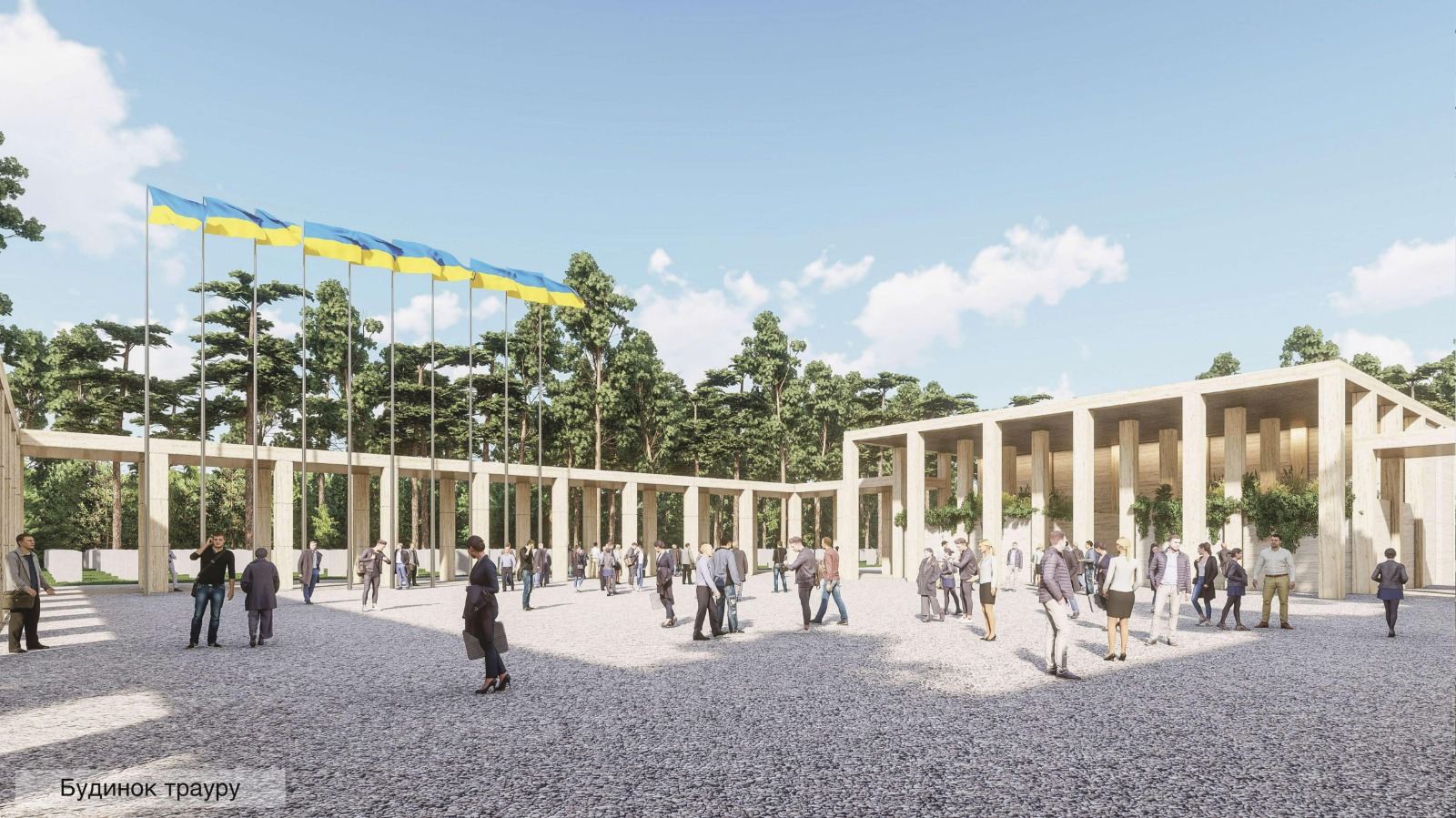 Показали проєкт Національного військового меморіального кладовища