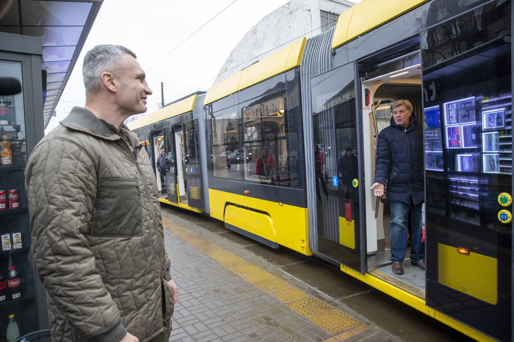 У Києві запустили сучасні трамваї українського виробництва