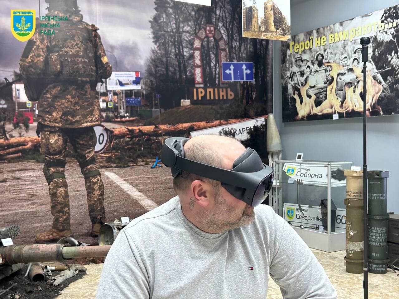 В Ірпені відкрили експозицію про становлення міста і період окупації