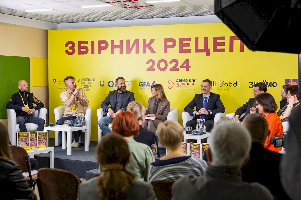 Євген Клопотенко презентував збірник рецептів для шкільних їдалень