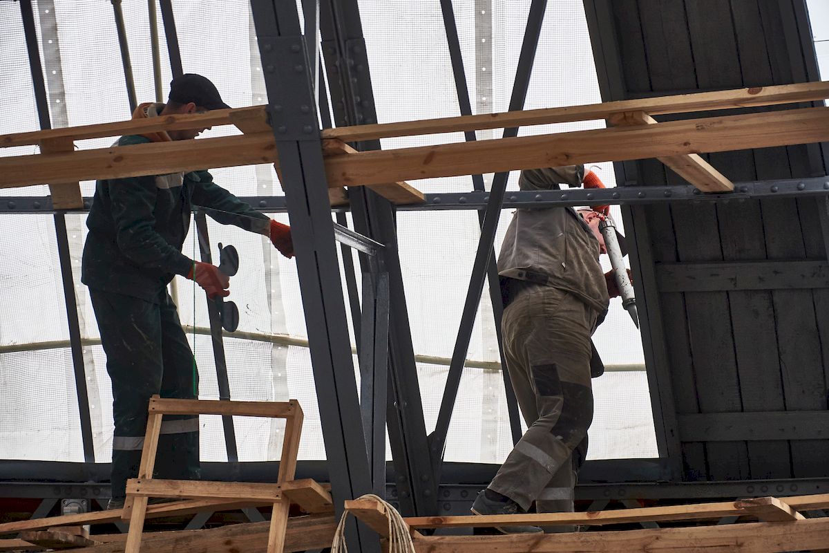 Реставрація купола Будинку вчителя