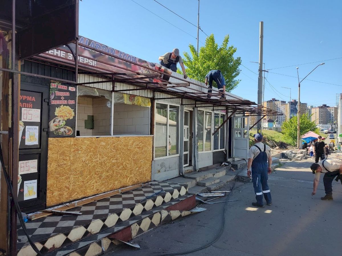 Після аварії з трамваєм на Позняках демонтують МАФи