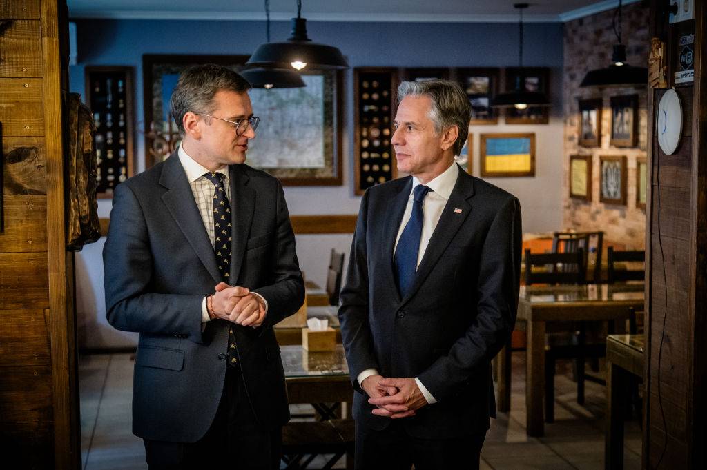 Держсекретар США Ентоні Блінкен пообідав у київській Veterano Pizza