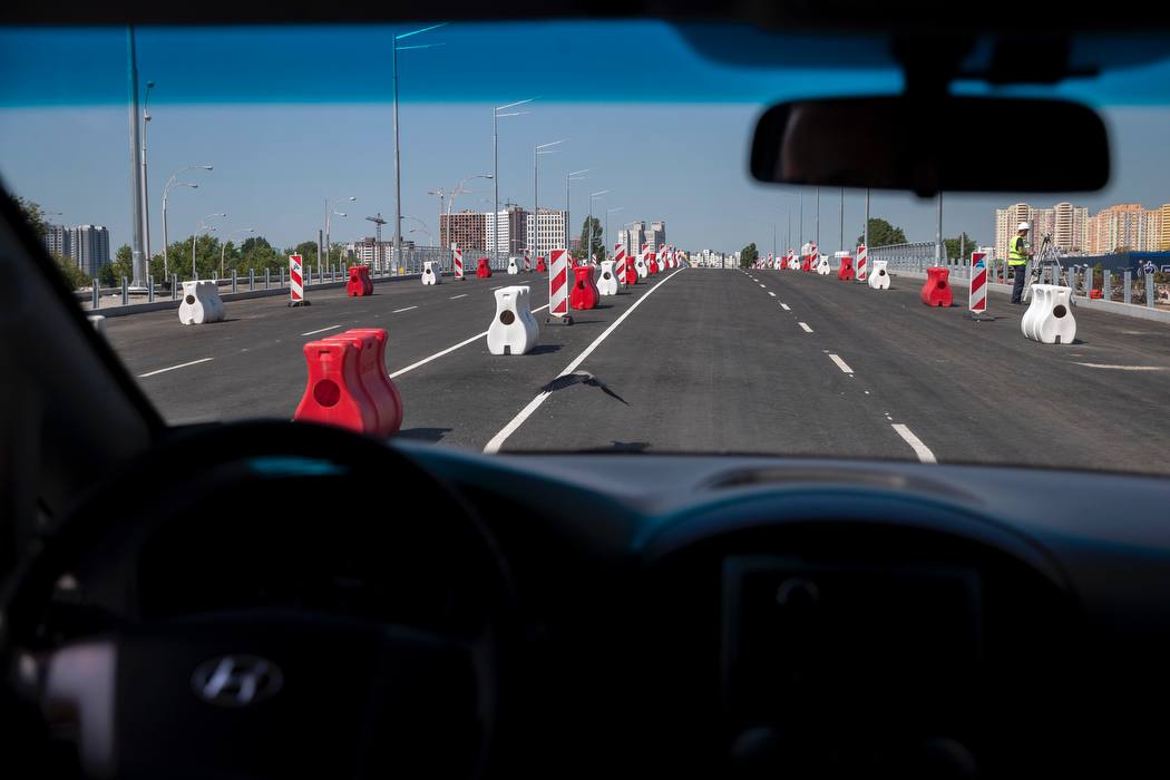На Оболоні відкрили рух новим шляхопроводом