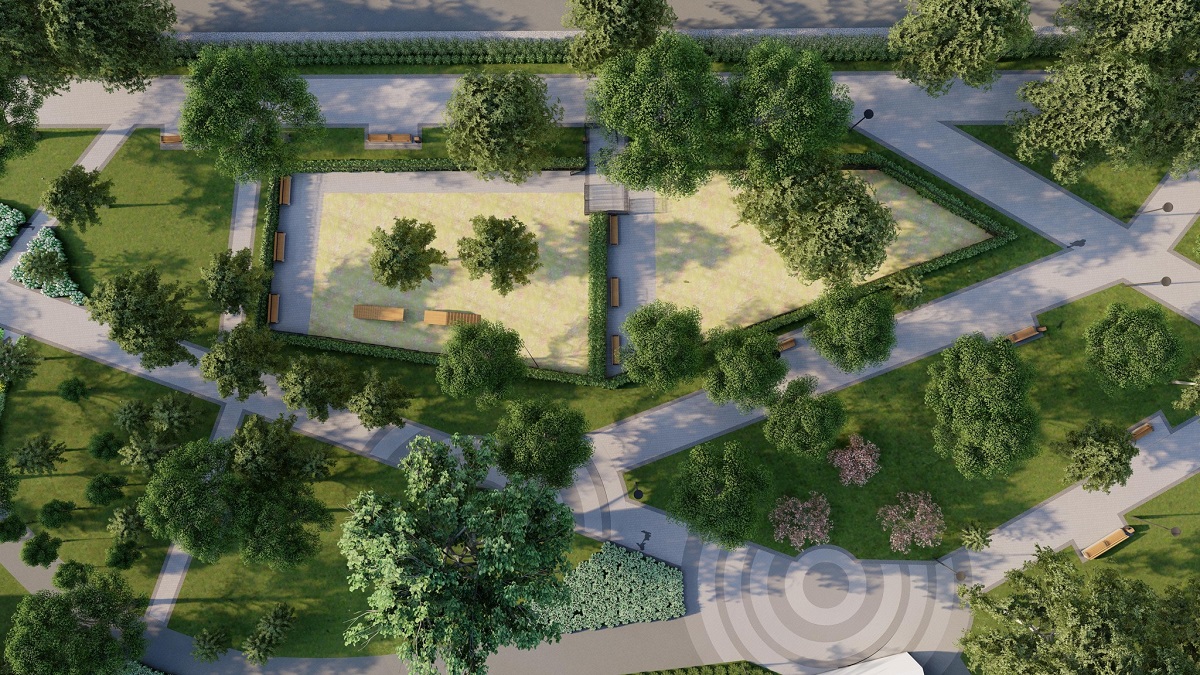 Реконструкція Павлівського скверу в Києві