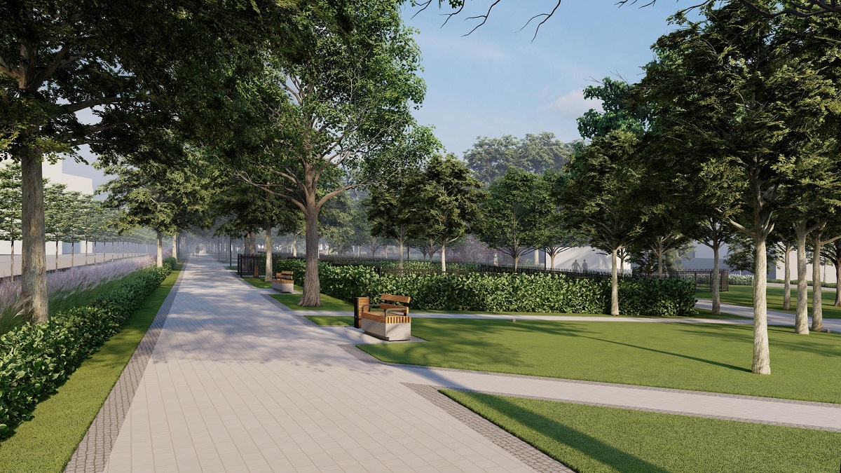 Реконструкція Павлівського скверу в Києві