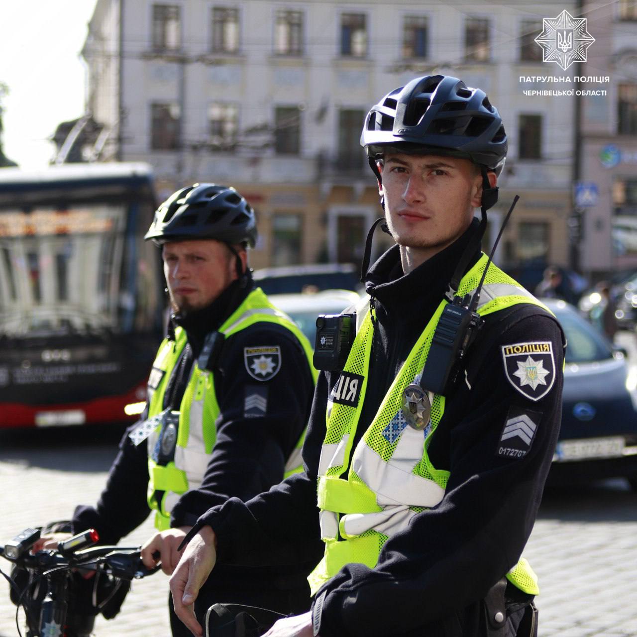 Поліція на велосипедах у Києві