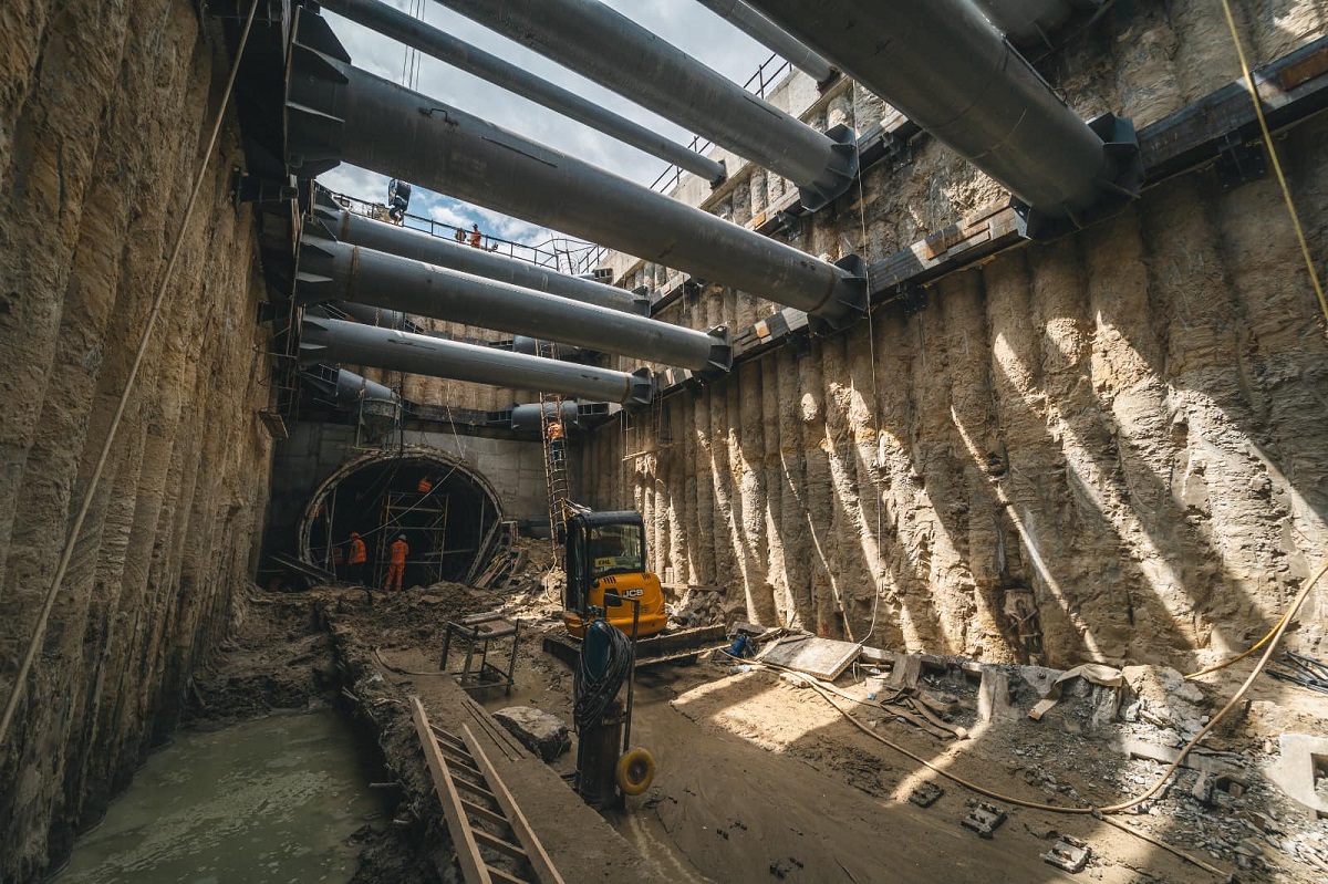 Ремонт тунелю на Деміївській