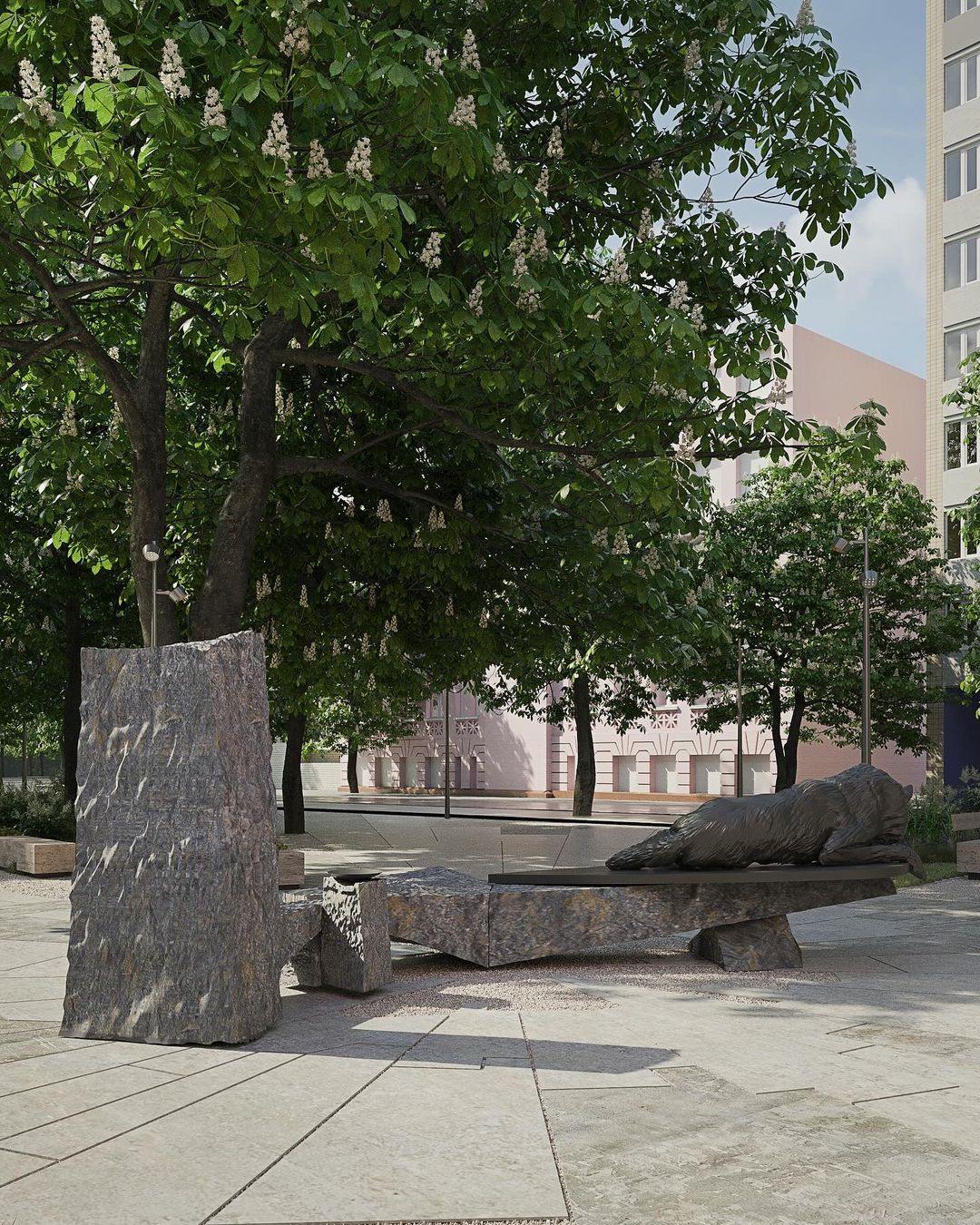 Як виглядатиме сквер Да Вінчі у Києві: візуалізація