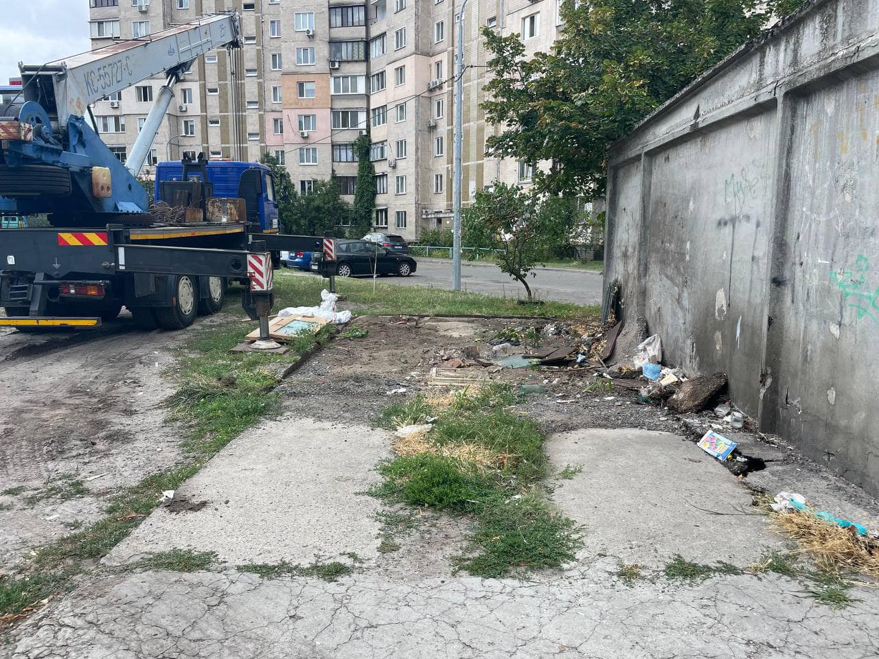 Сміття після МАФів