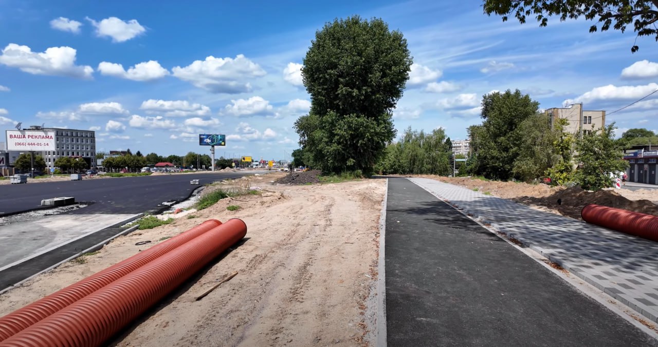 велодоріжка на Кільцевій дорозі