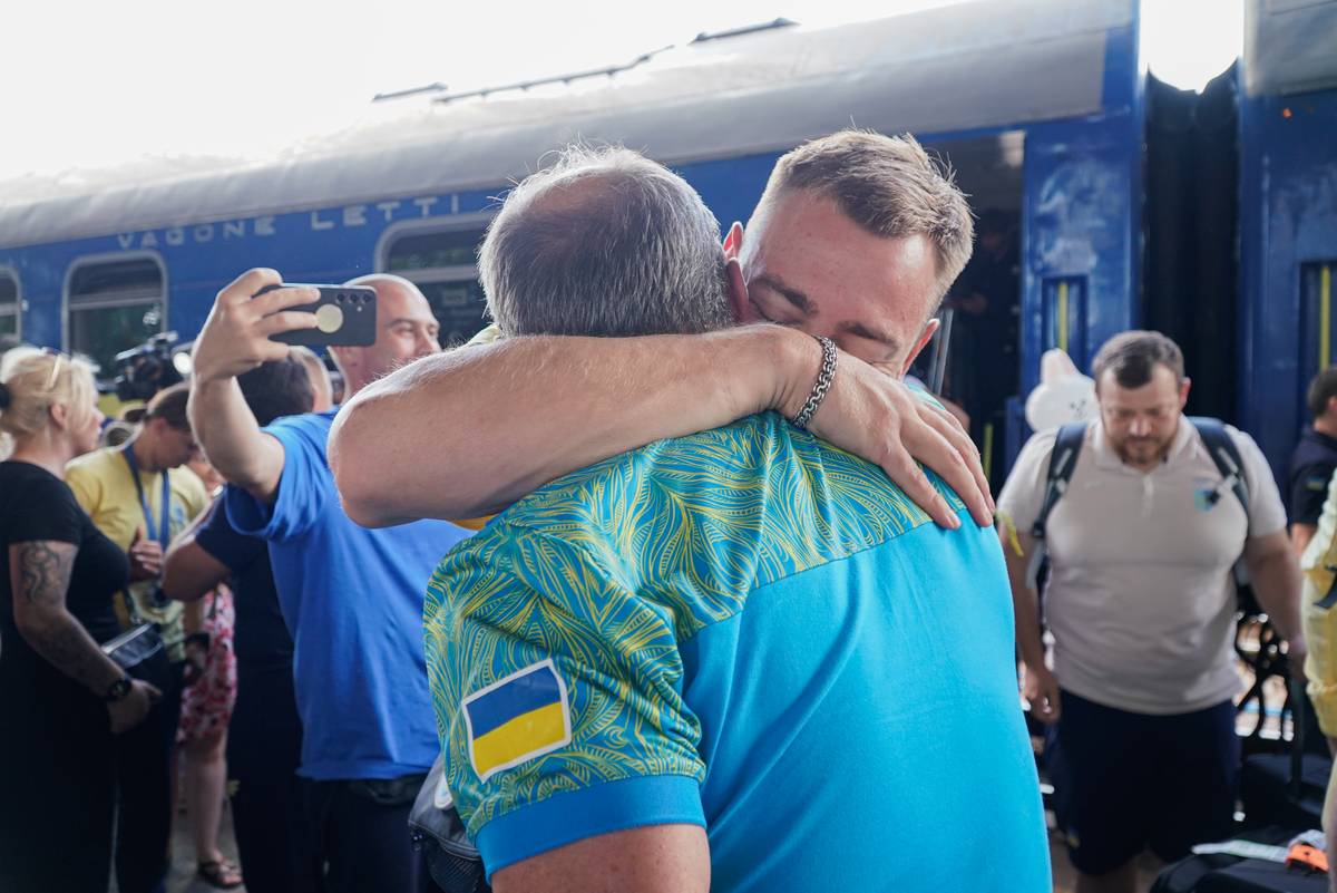 У Києві зустріли останній потяг з українськими призерами Олімпіади-2024